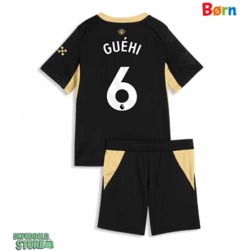 Manchester City Marc Guehi #6 Replika Babytøj Udebanesæt Børn 2026-27 Kortærmet (+ Korte bukser)